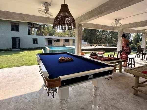 Pool table billiard lounge Ferment Space Chiang Mai