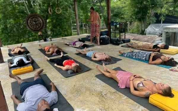 Breathwork Wim Hof workshop Ferment Space Chiang Mai