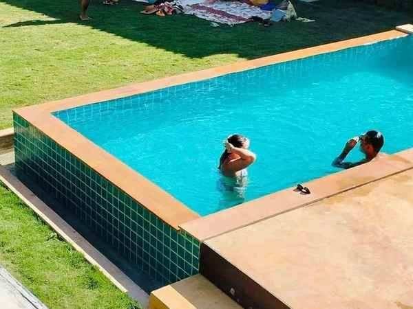 Outdoor swimming pool Ferment Space lakeside Chiang Mai